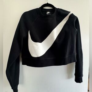 NIKE Cropped Sweatshirt SMALL